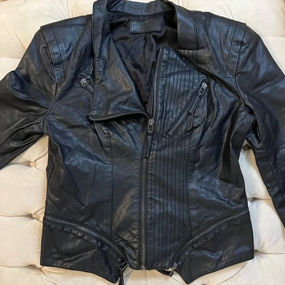 Blank NYC Faux Leather Moto Jacket - Picture 5 of 10